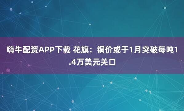 嗨牛配资APP下载 花旗：铜价或于1月突破每吨1.4万美元关口