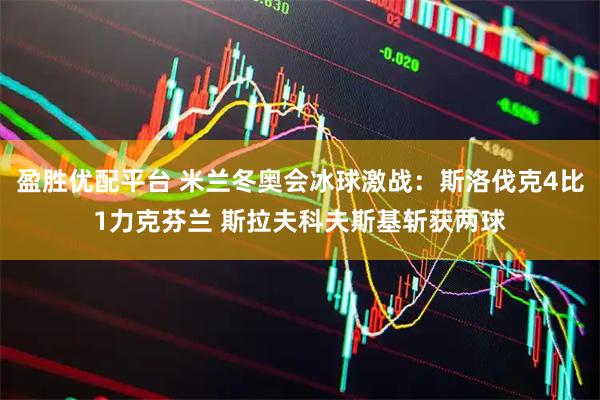 盈胜优配平台 米兰冬奥会冰球激战：斯洛伐克4比1力克芬兰 斯拉夫科夫斯基斩获两球