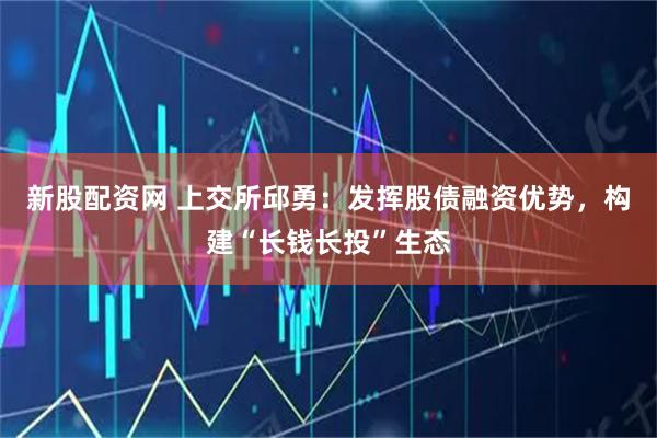 新股配资网 上交所邱勇：发挥股债融资优势，构建“长钱长投”生态